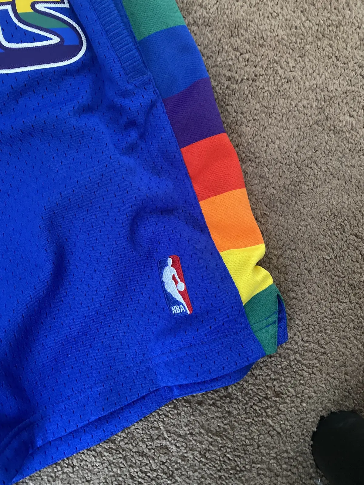 Denver Nuggets Vintage Blue Shorts 4 2829c57838a74026a8230006af7bcb56