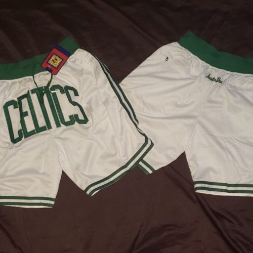 Boston Celtics Shorts Basketball White photo review