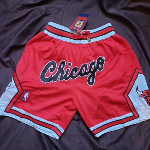 Chicago Bulls Red Retro Shorts - 90s Throwback Basketball Apparel with Logo photo review