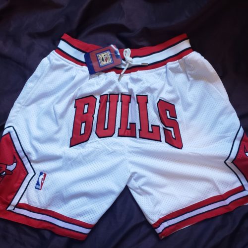 Chicago Bulls Basketball White Vintage Shorts photo review