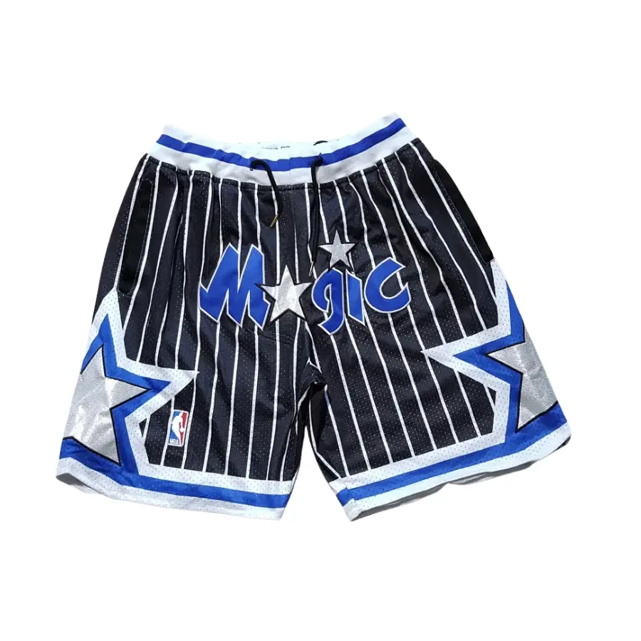 Orlando Magic Vintage Black Shorts 1 Orlando Magic Vintage Black Shorts