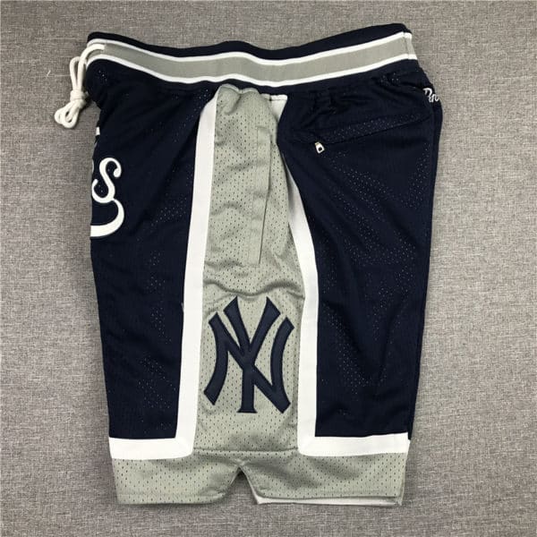 New York Yankees Navy Shorts side