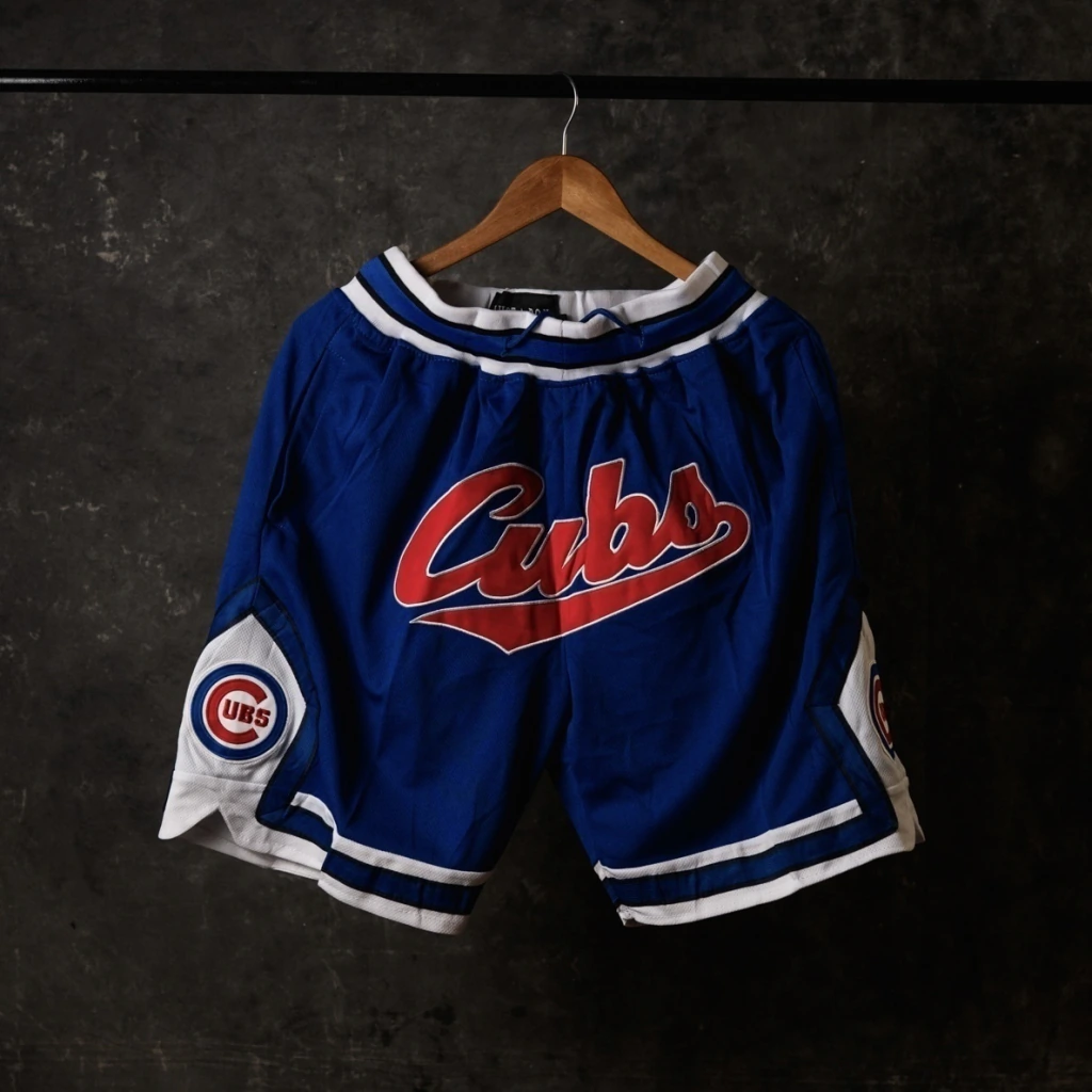 Chicago Cubs Throwback Royal Shorts 3 Short Chigago Cubs MLB