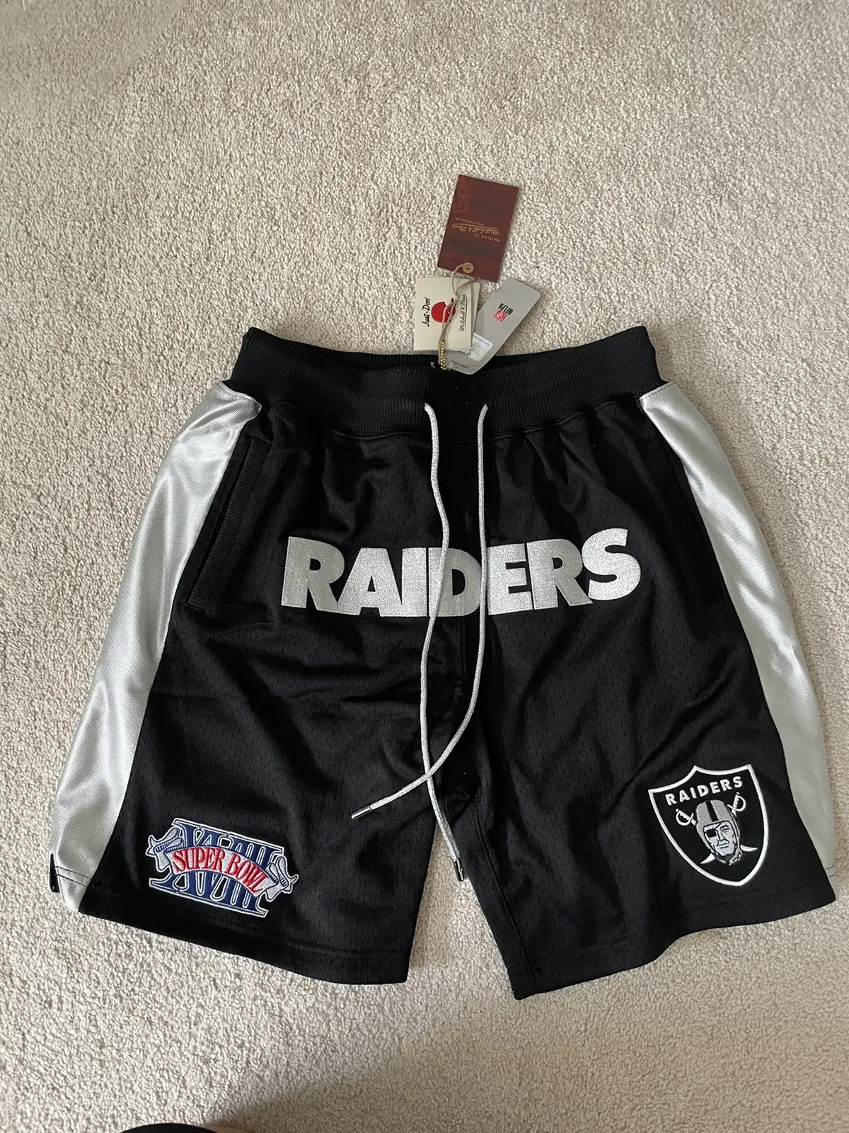 Oakland Raiders Black Retro Vintage Sports Gear Shorts 3 d8fc822eba0647afab0023a344786db8