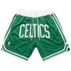 Boston Celtics Green Basketball Vintage Shorts