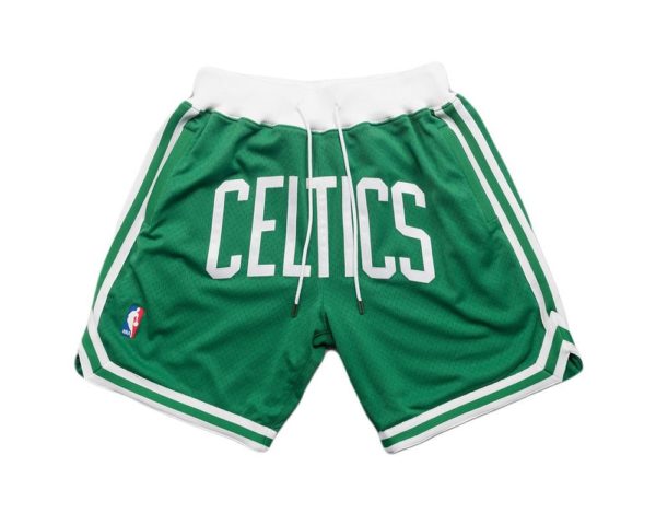 Boston Celtics Green Basketball Vintage Shorts