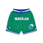 Dallas Mavericks Green Shorts