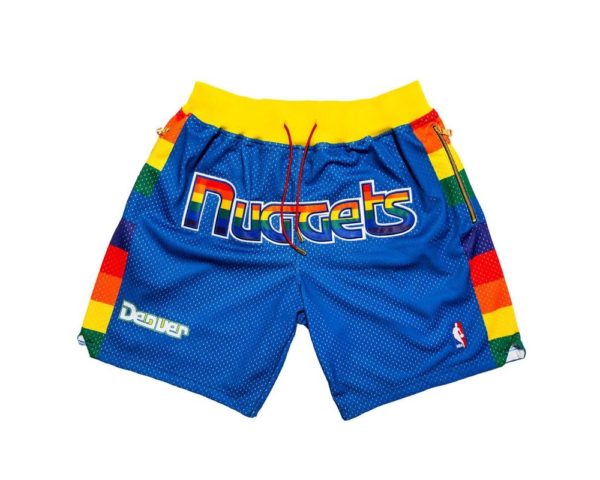 Denver Nuggets Shorts Blue 4