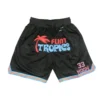 Jackie Moon #33 Movie Flint Tropics Black Basketball Shorts