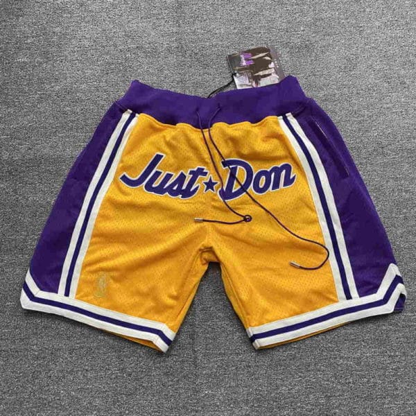 Just Don Style x 1996 1997 Los Angeles Retro Basketball Shorts