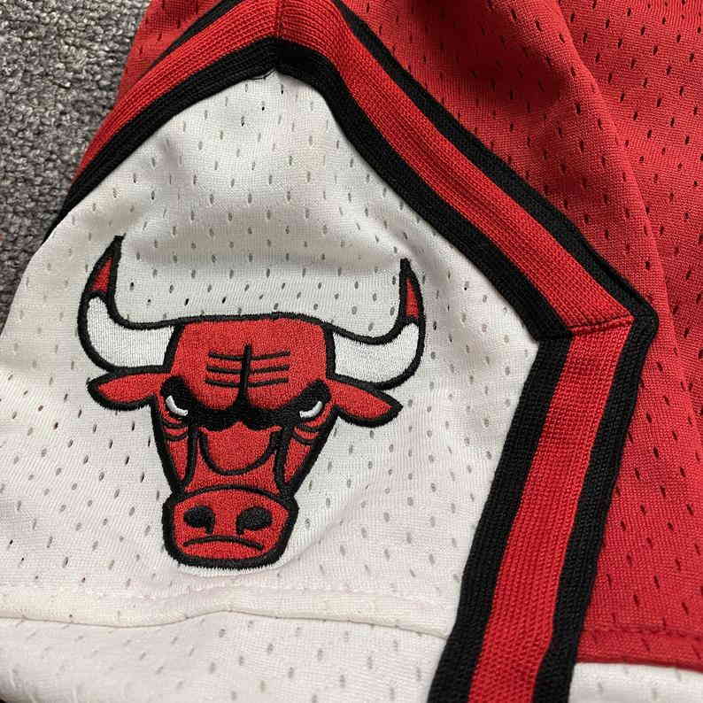 Chicago Bulls 1997-1998 Red Just Don Shorts - Rare Basketball Jerseys