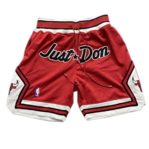 Just Don Style x 1997 1998 Chicago Bulls Retro Basketball Shorts a