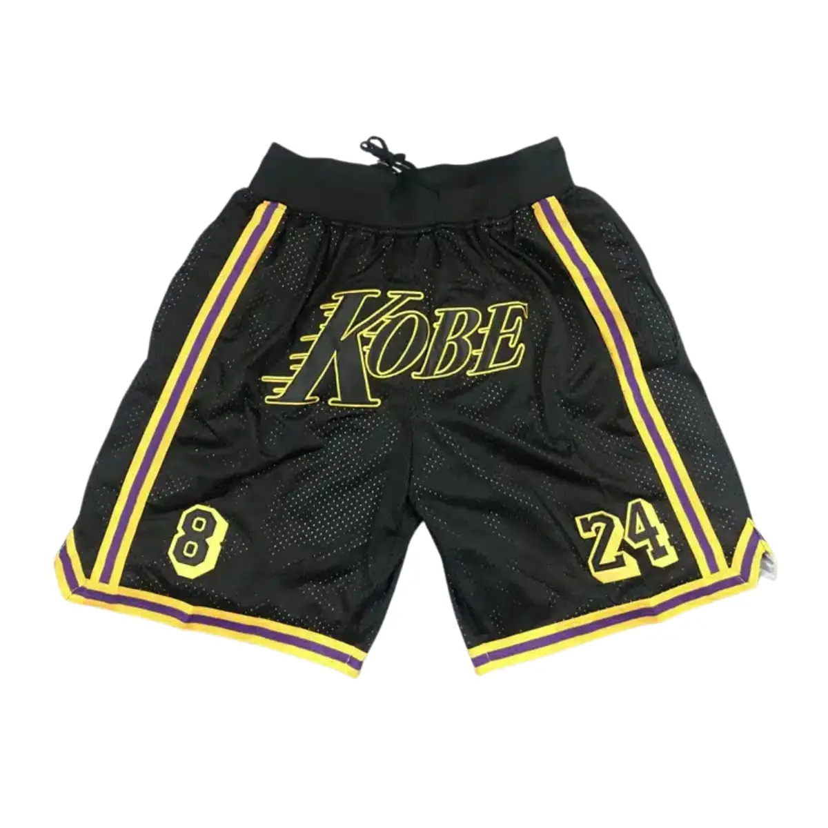 Kobe Bryant 8 24 Los Angeles Lakers KOBE Black Shorts 1 Kobe Bryant 8 24 Los Angeles Lakers KOBE Black Shorts