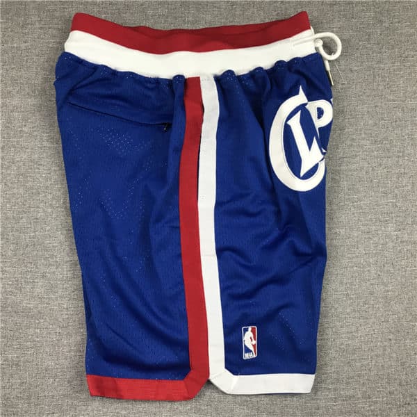 Los Angeles Clippers 1984-85 Blue Classics Shorts side