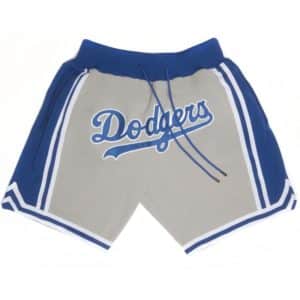 Los Angeles Dodgers Grey Baseball Shorts
