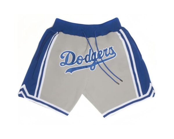 Los Angeles Dodgers Grey Baseball Shorts