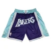 Los Angeles Lakers City Edition Purple Basketball Shorts