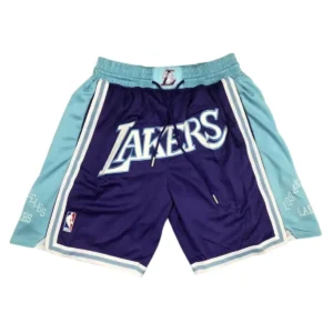 Los Angeles Lakers City Edition Purple Basketball Shorts