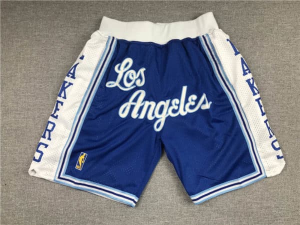Los Angeles Lakers MN 1996 1997 LOS ANGELES Royal Blue Shorts real