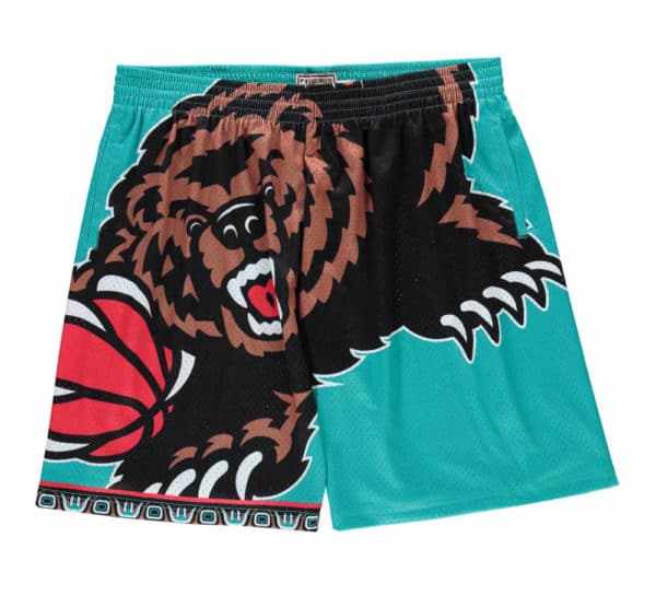 Memphis Grizzlies Hardwood Classics Big Face Shorts