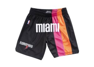 Miami Heat 2005-2006 M&N Alternate MIAMI Shorts