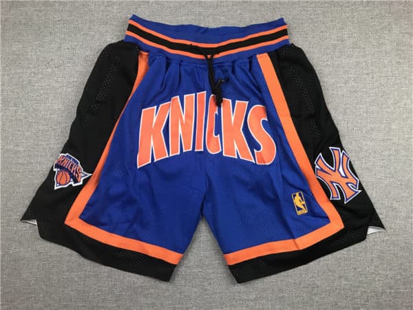 New York Knicks Black Basketball Just Don Shorts