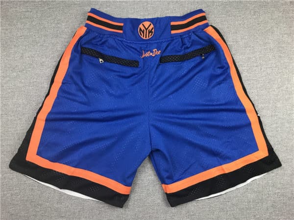 New York Knicks Black Basketball Just Don Shorts