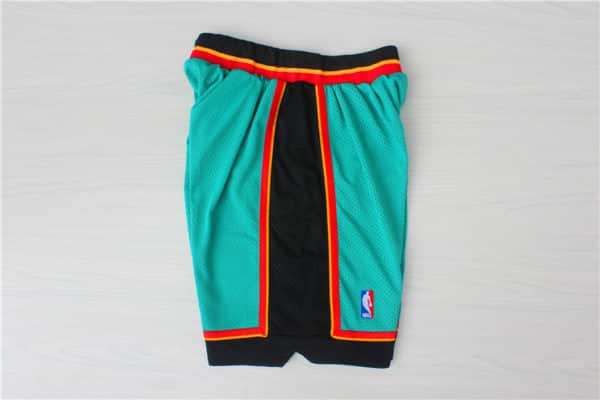 Pistons Green Hardwood Classics Shorts 3