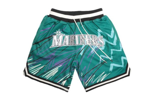 Seattle Mariners Sublimated Shorts Teal