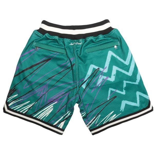 Seattle Mariners Sublimated Shorts Teal back