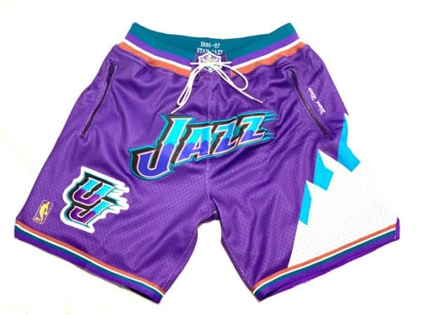 Utah Jazz 96-97 M&N Throwback Shorts