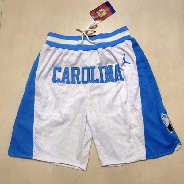 University of North Carolina White Shorts Real scaled 1