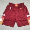 Denver Nuggets City Edition 2021 Swingman Red Shorts