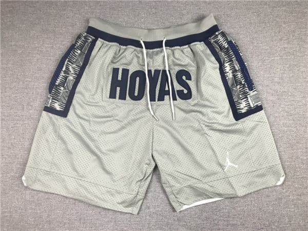 Georgetown University x Jordan Gray Shorts