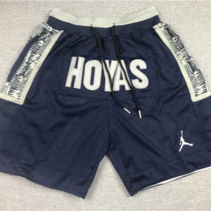 Georgetown University x Jordan Navy Shorts real