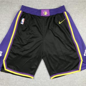 Los Angeles Lakers 2021 Earned Edition Black Shorts