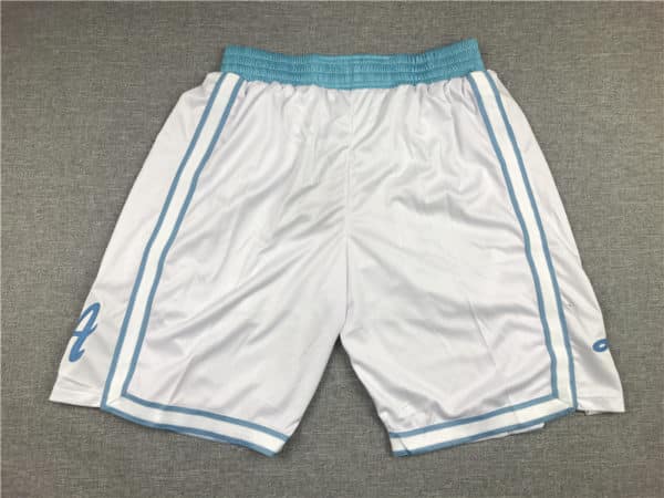 Los Angeles Lakers City Edition Swingman White Blue Shorts back