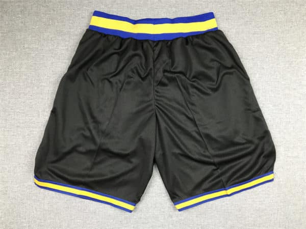 Men's Nike Black Golden State Warriors 202122 City Edition Swingman Shorts back