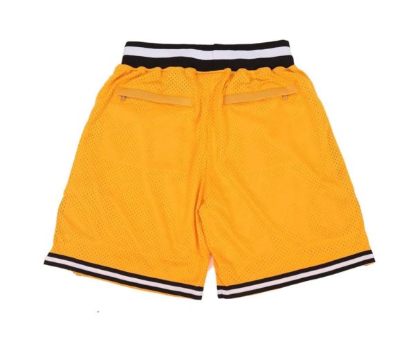 All That Basketball Shorts Yellow back