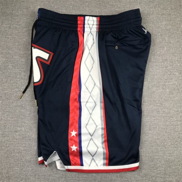 Brooklyn Nets City Edition Navy Shorts side 1