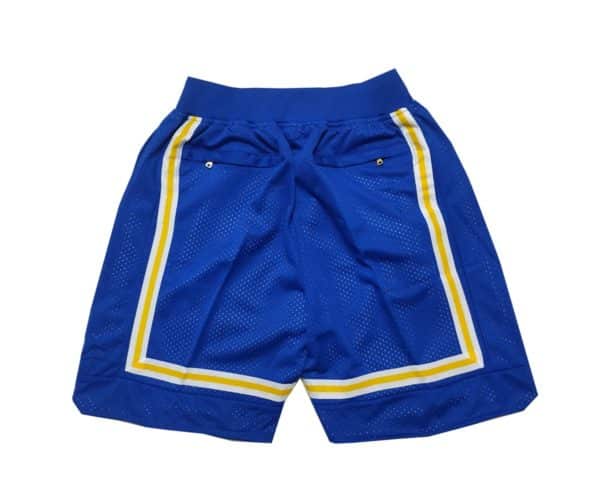 Crenshaw High School #22 Quincy McCall Blue Just Don Shorts back