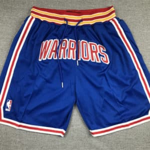 Golden State Warriors Royal Classic Shorts back