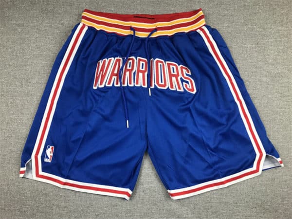 Golden State Warriors Royal Classic Shorts back