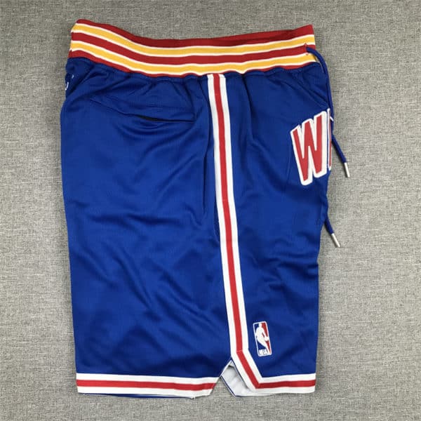 Golden State Warriors Royal Classic Shorts side 1