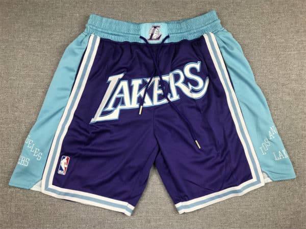 Los Angeles Lakers City Edition Purple shorts