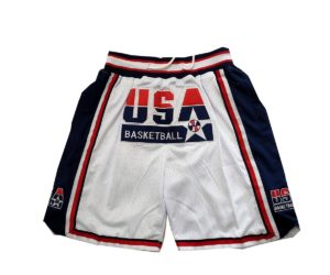 USA 1992 Dream Team Basketball Shorts White