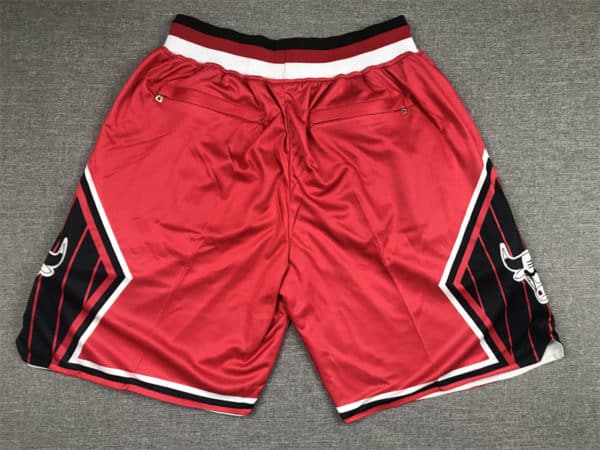 Chicago Bulls Red Basketball Edition Shorts CHICAGO back