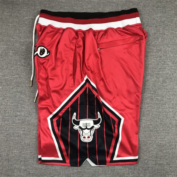 Chicago Bulls Red Basketball Edition Shorts CHICAGO side 1