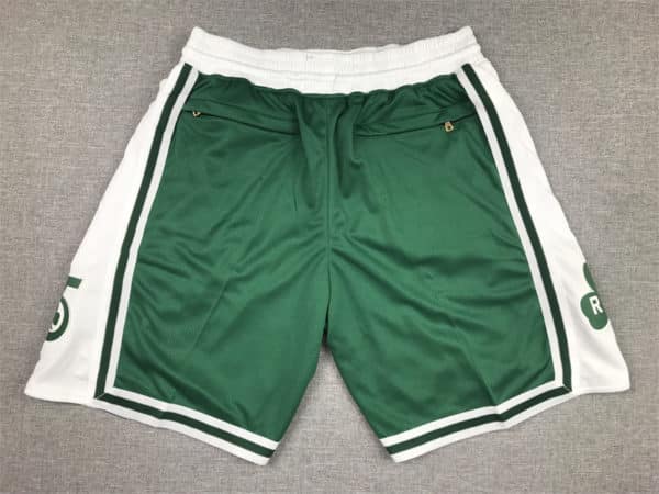 Men's Kelly GreenWhite Boston Celtics 202122 City Edition Shorts back