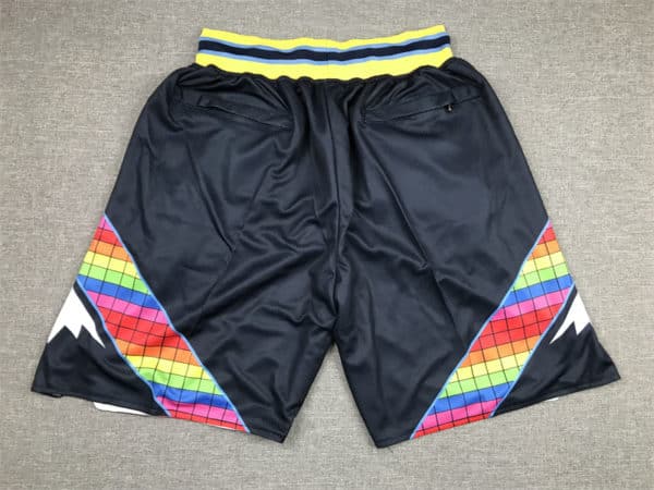 Denver Nuggets 2022 Navy City Edition Shorts back Copy